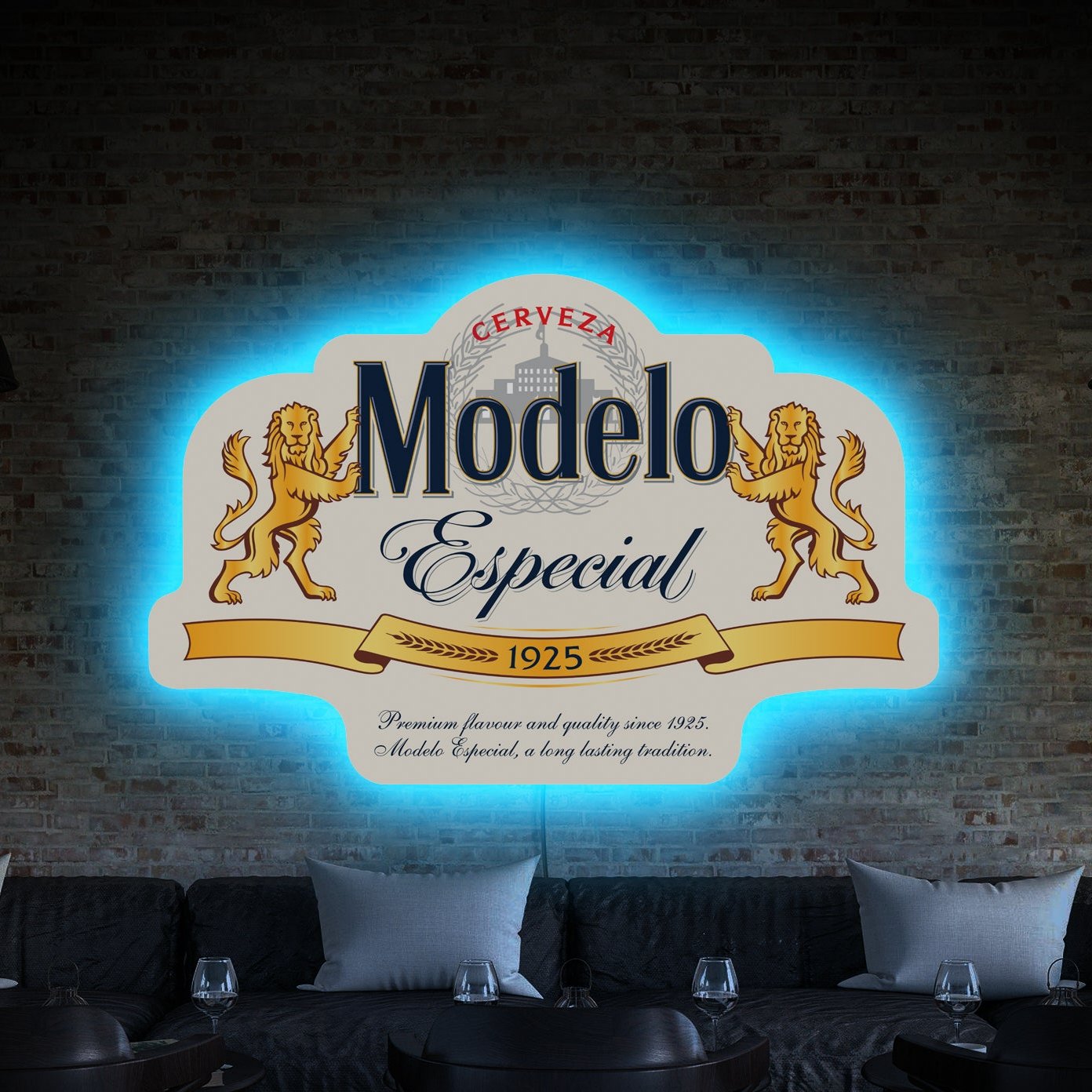 Modelo offers neon sign