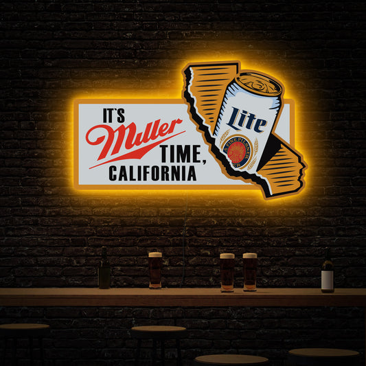 IT'S MILLER TIME LED SIGN