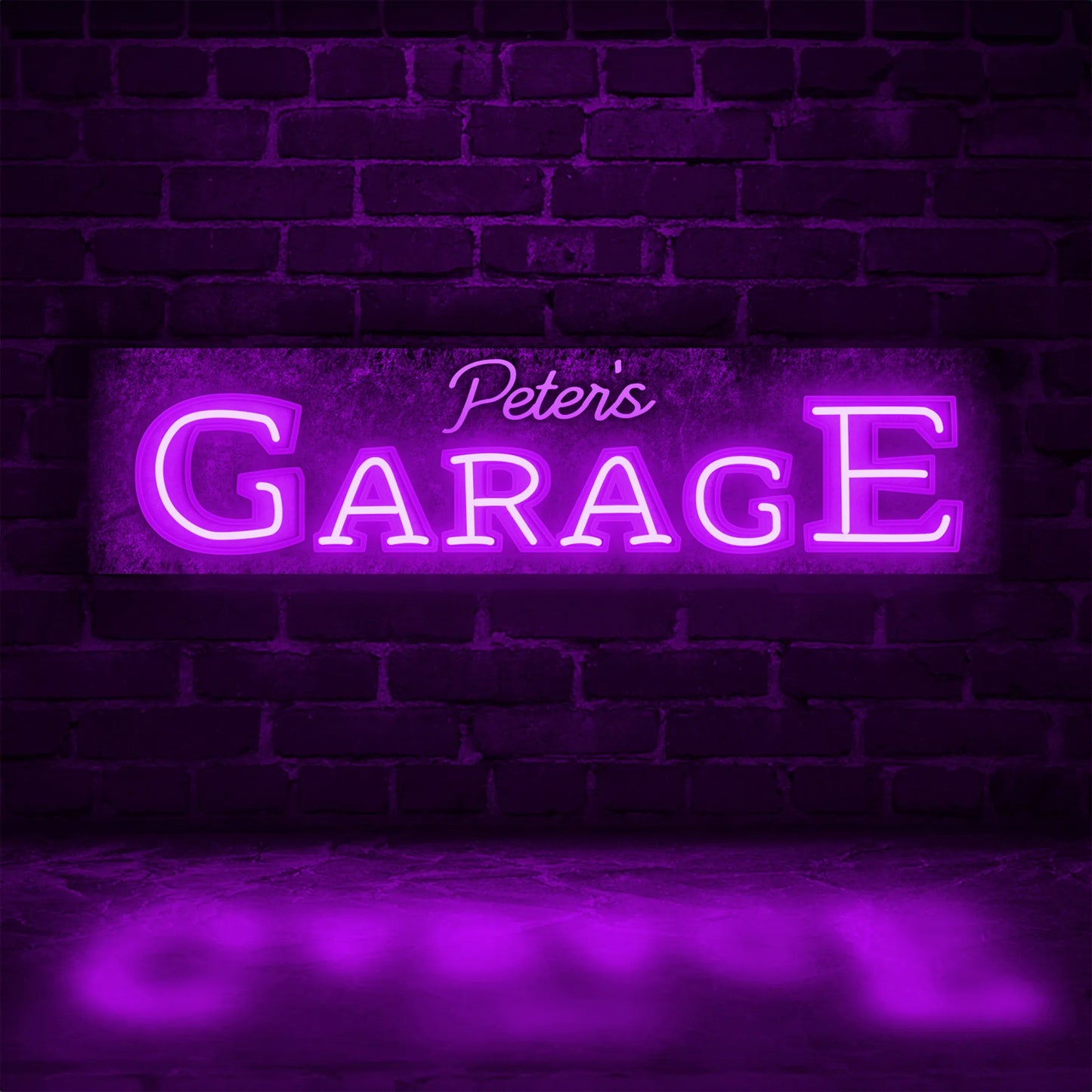 CUSTOM GARAGE NAME SIGN