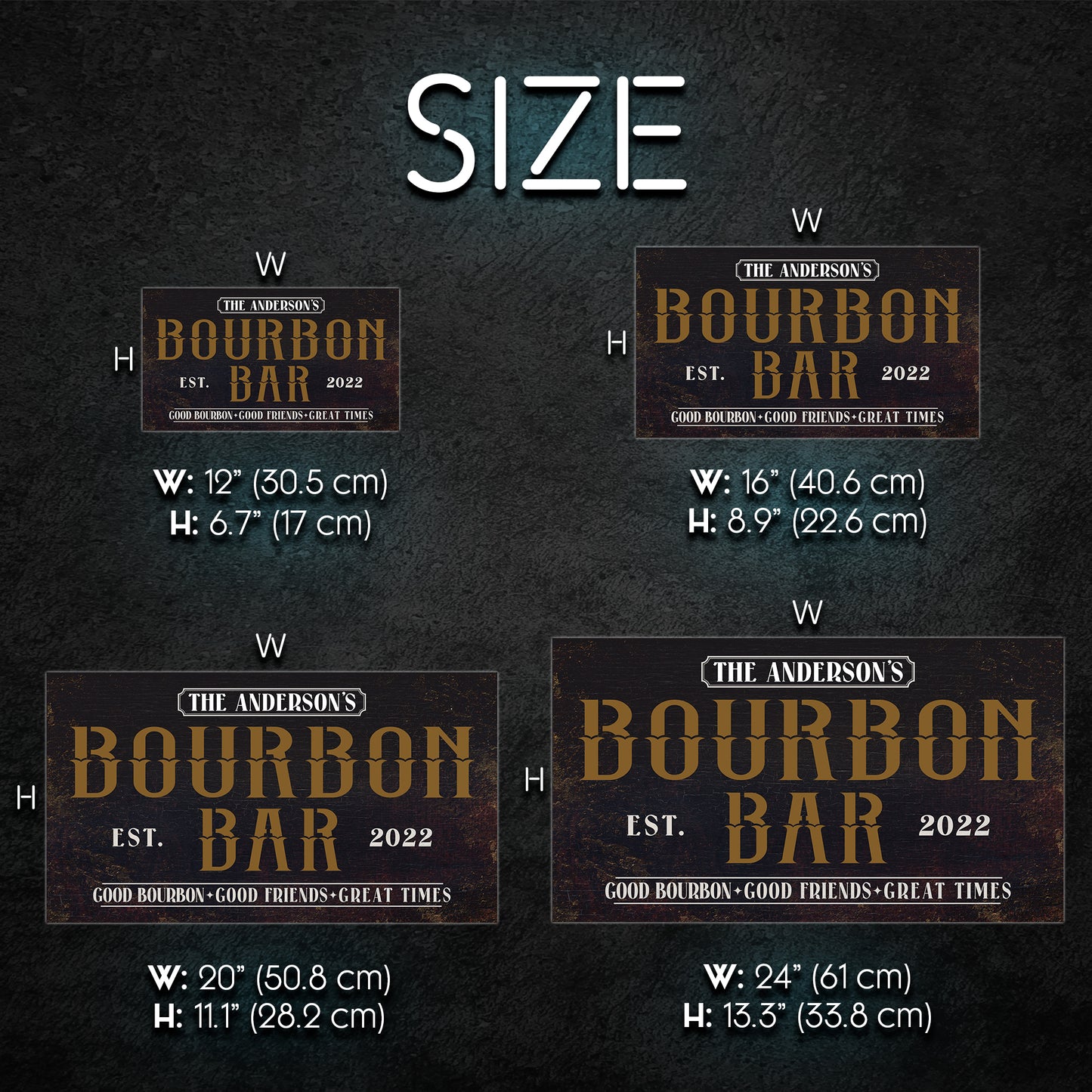 BOURBON BAR Led Sign