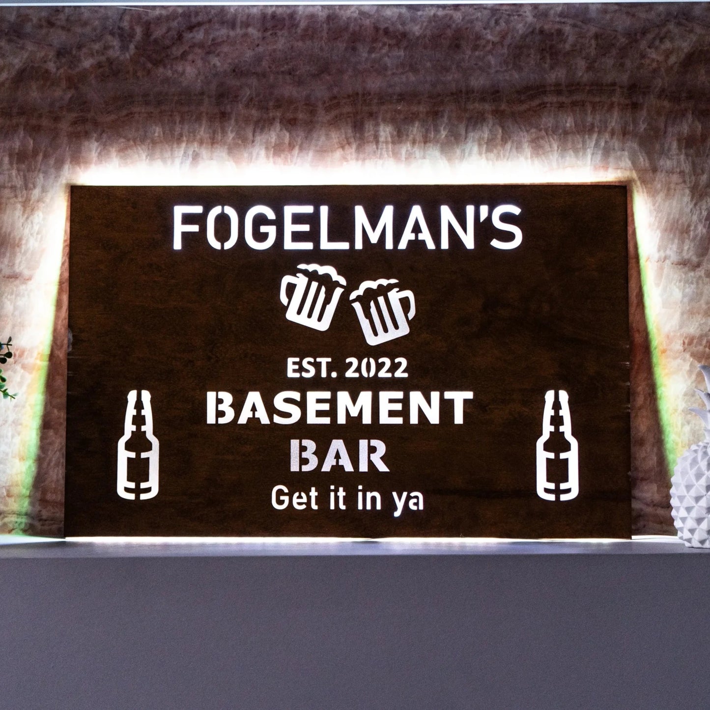 CUSTOM BAR NAME SIGN