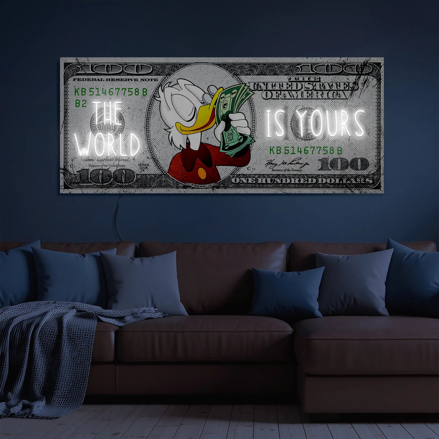 THE WORLD IS YOURS NEON SIGN