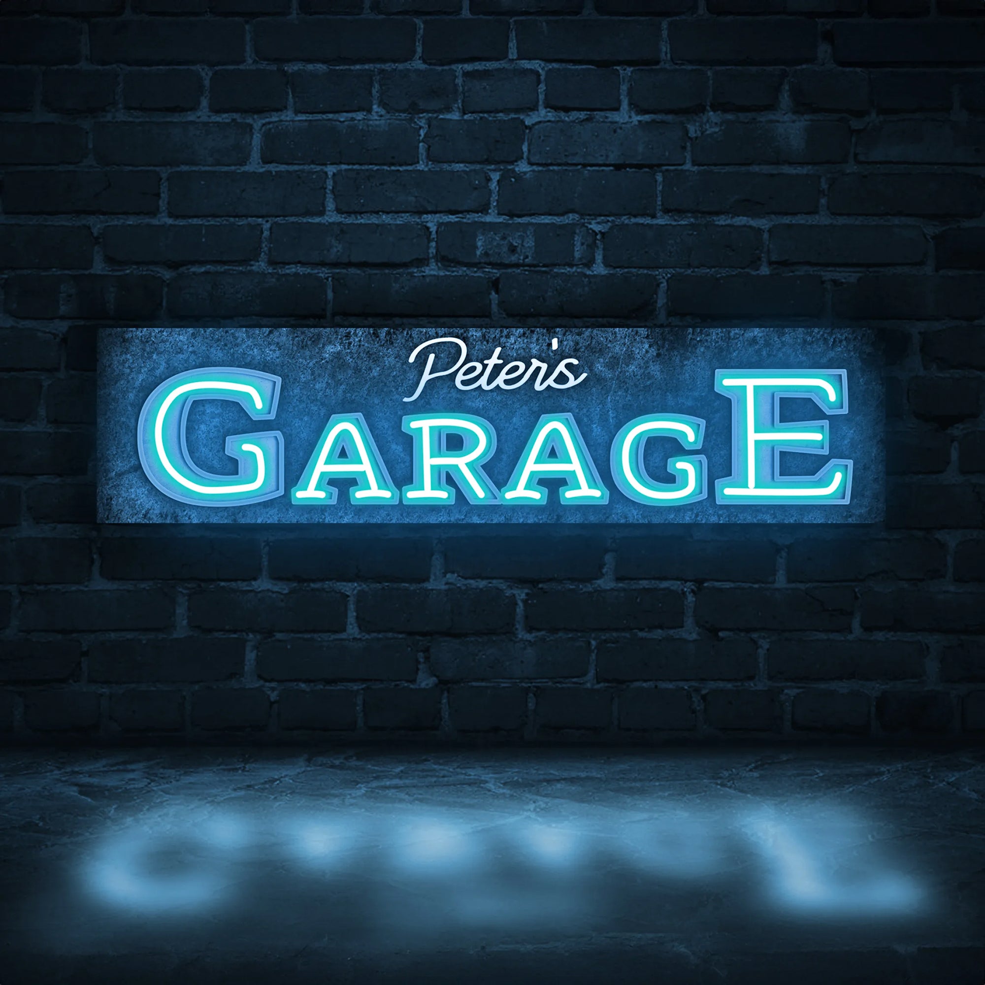 CUSTOM GARAGE NAME SIGN