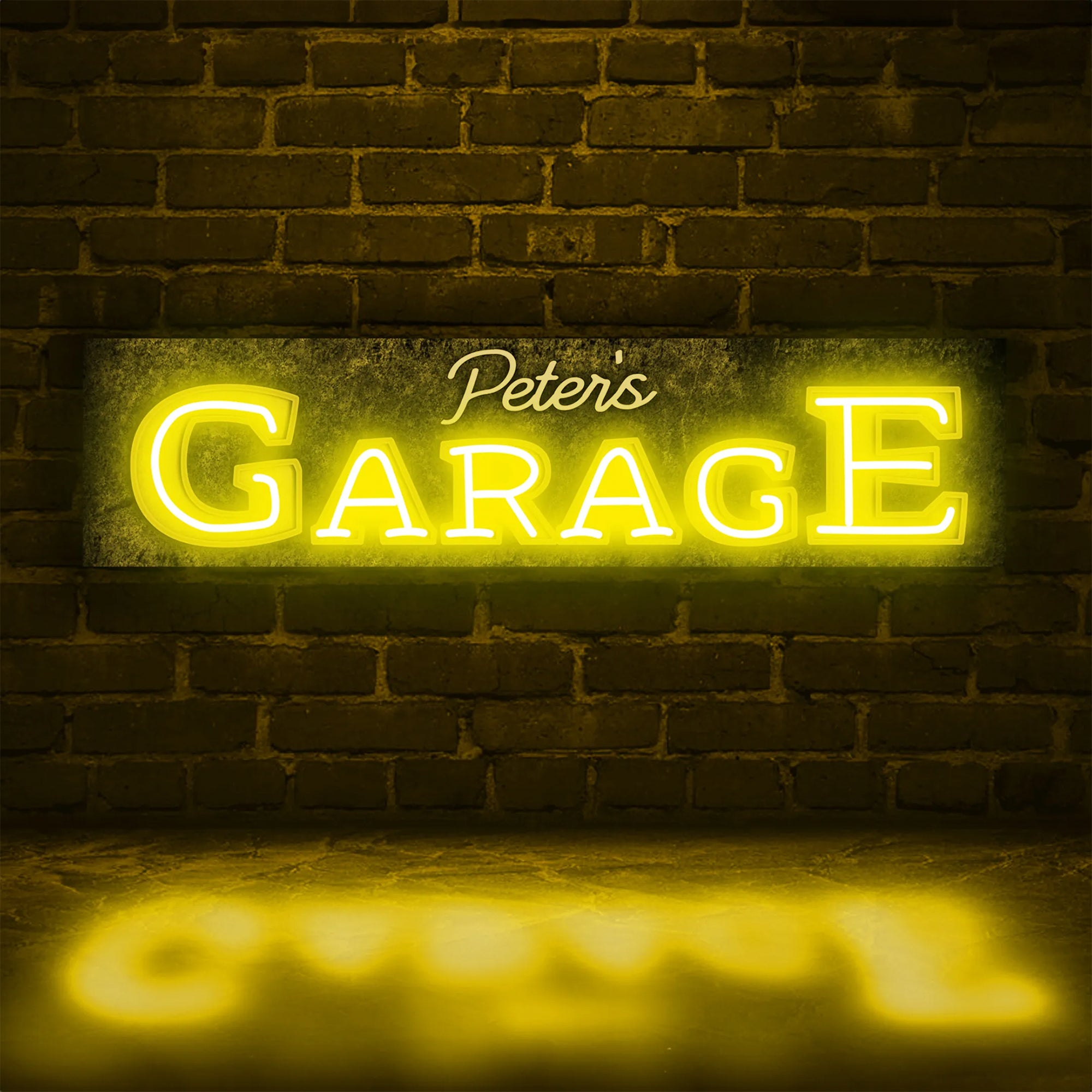 CUSTOM GARAGE NAME SIGN