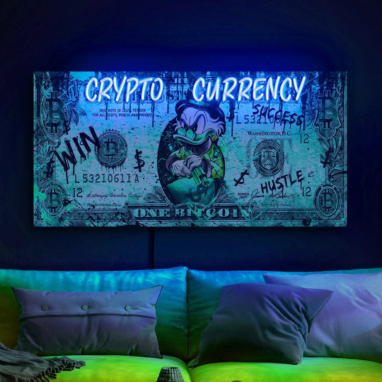 Crypto Currency Neon Sign