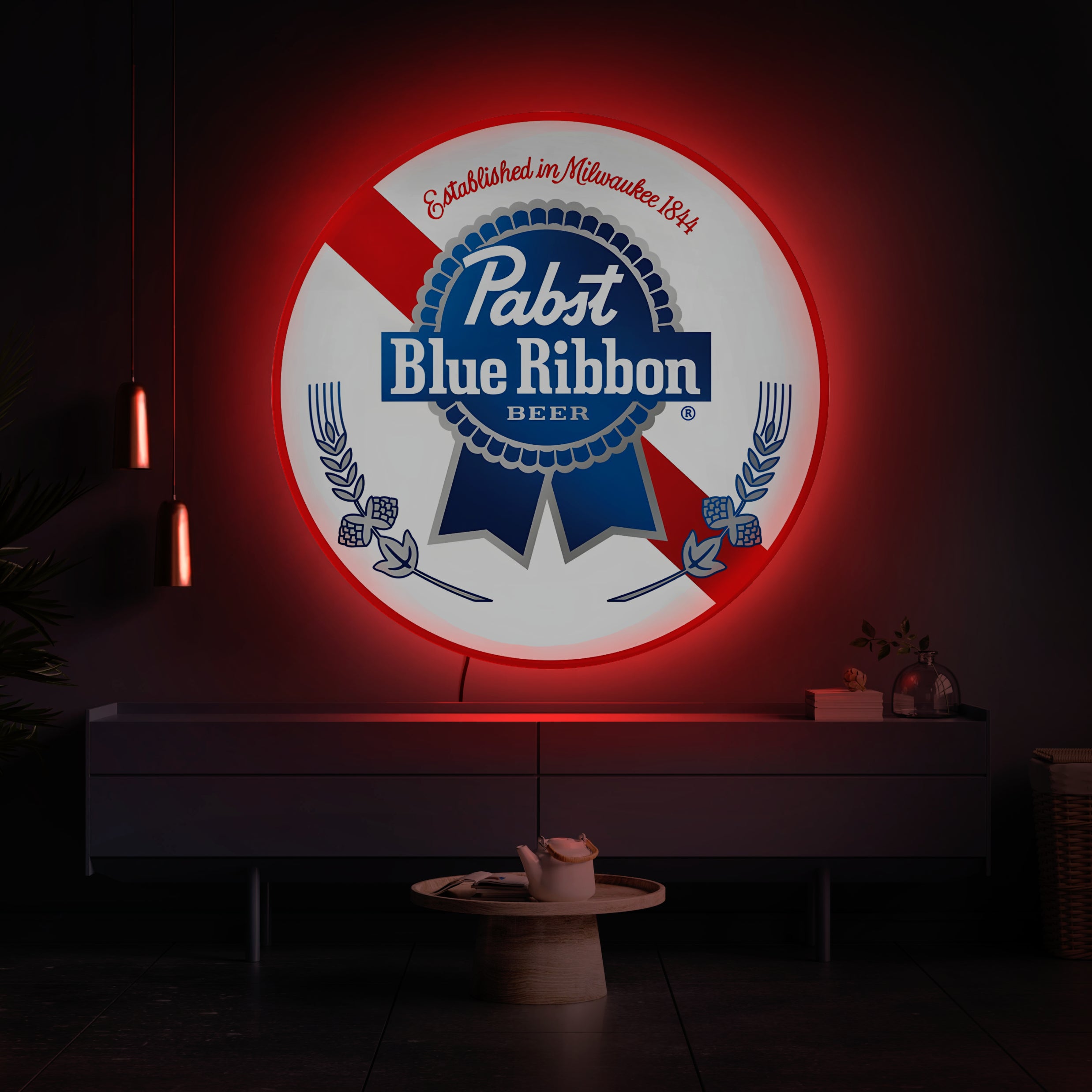 PABST BLUE RIBBON NEON SIGN