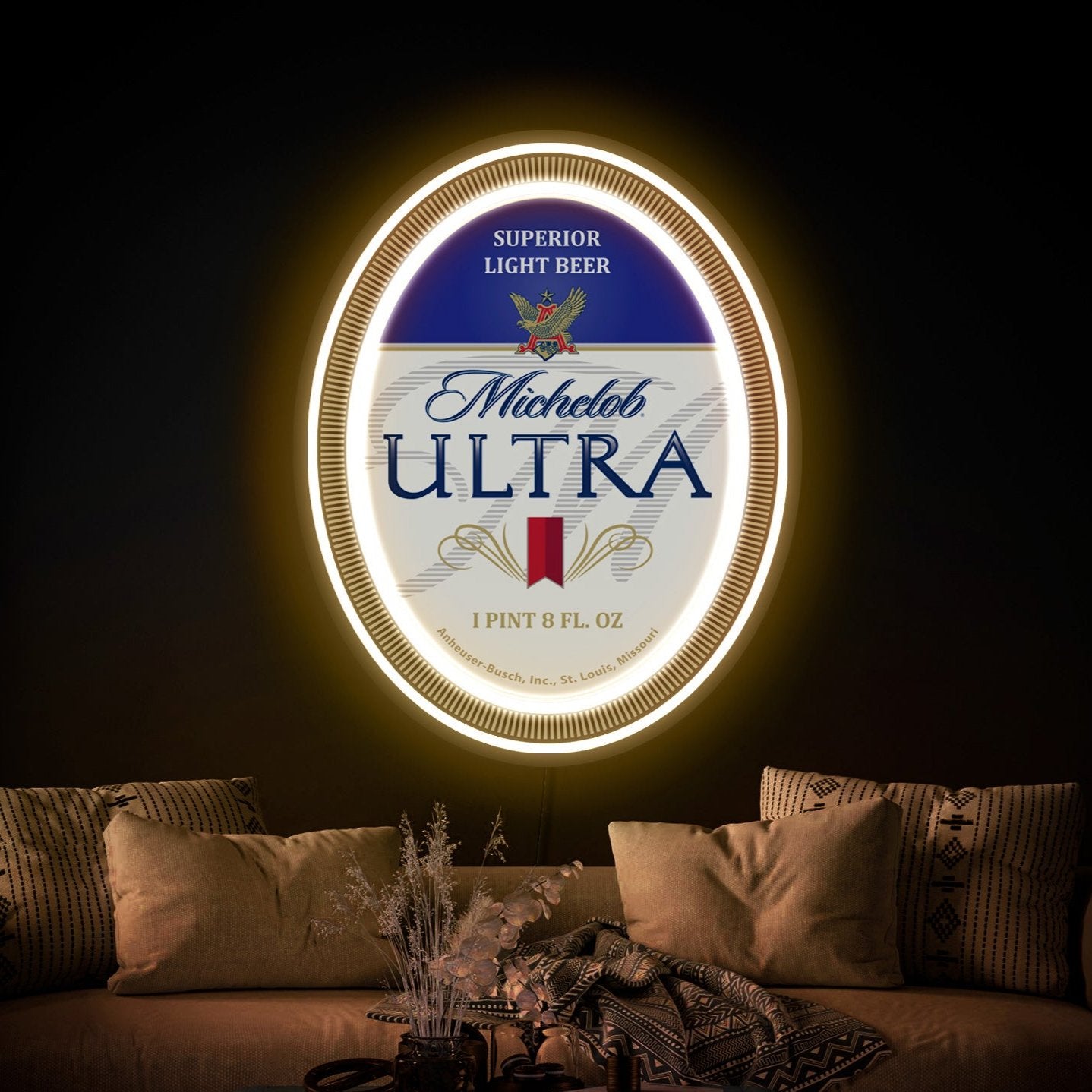 Michelob ultra neon sign