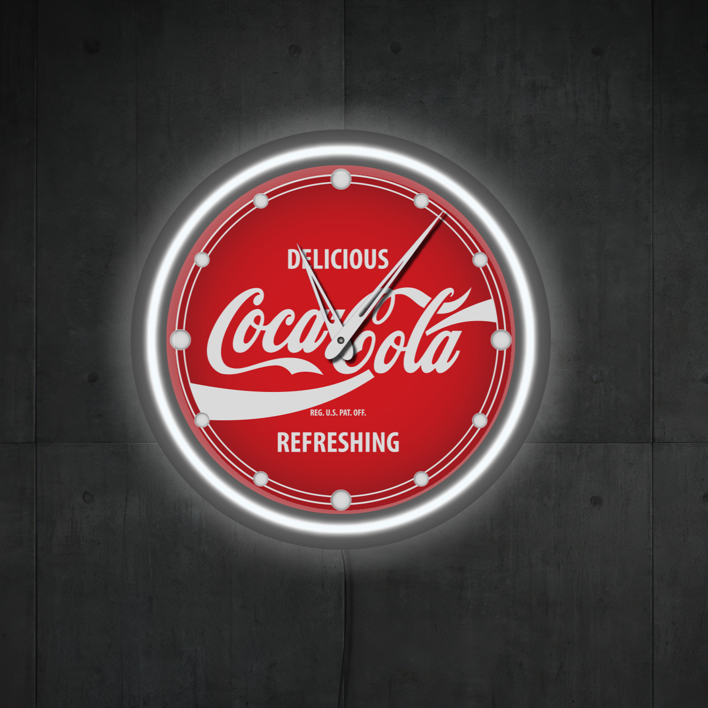 COCA COLA NEON CLOCK