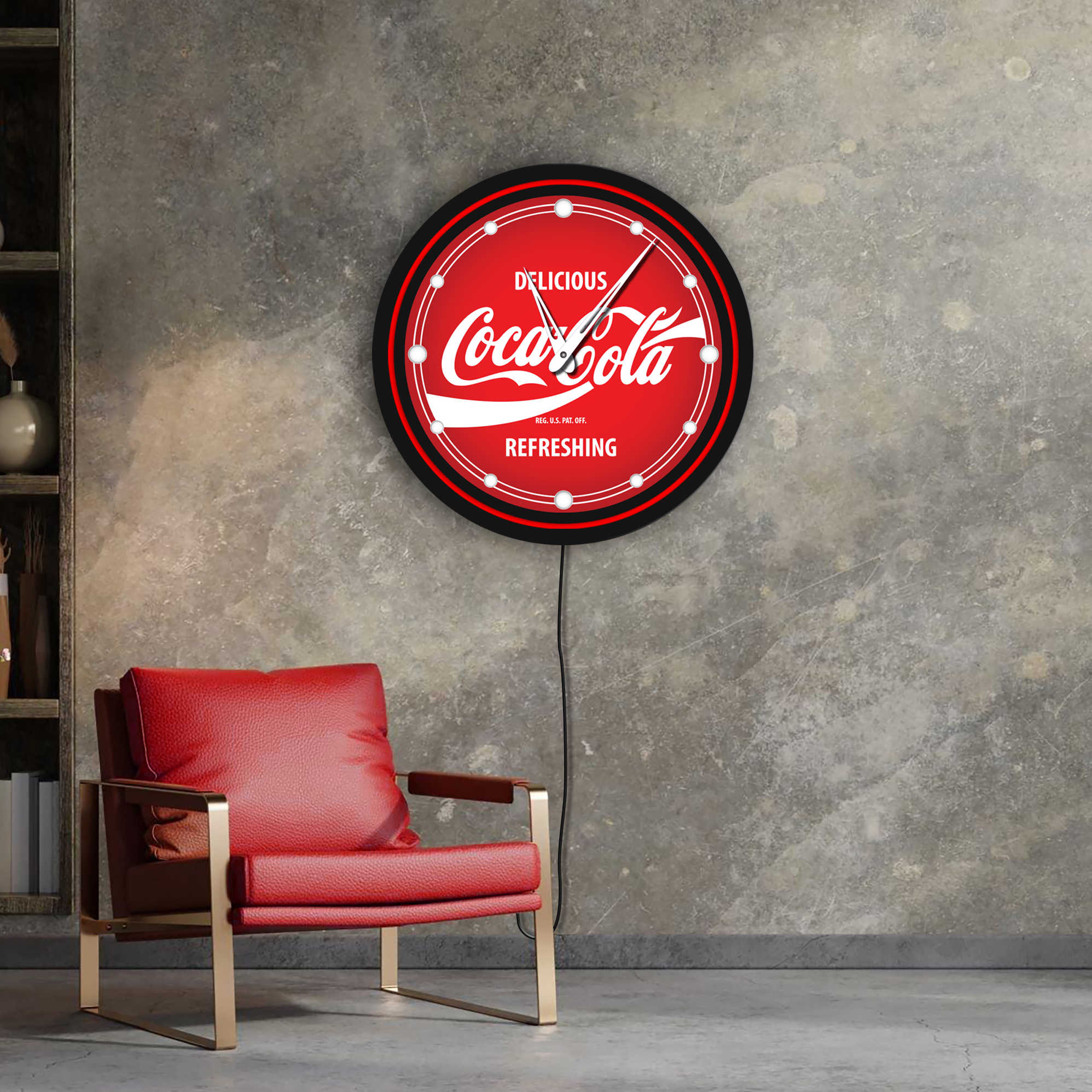 COCA COLA NEON CLOCK