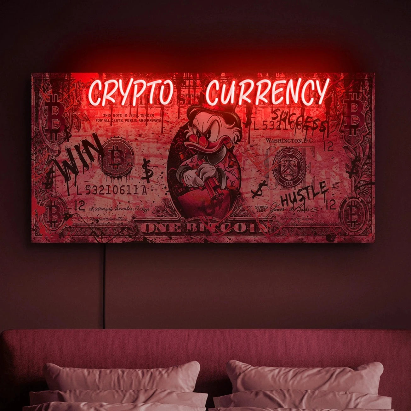 Crypto Currency Neon Sign