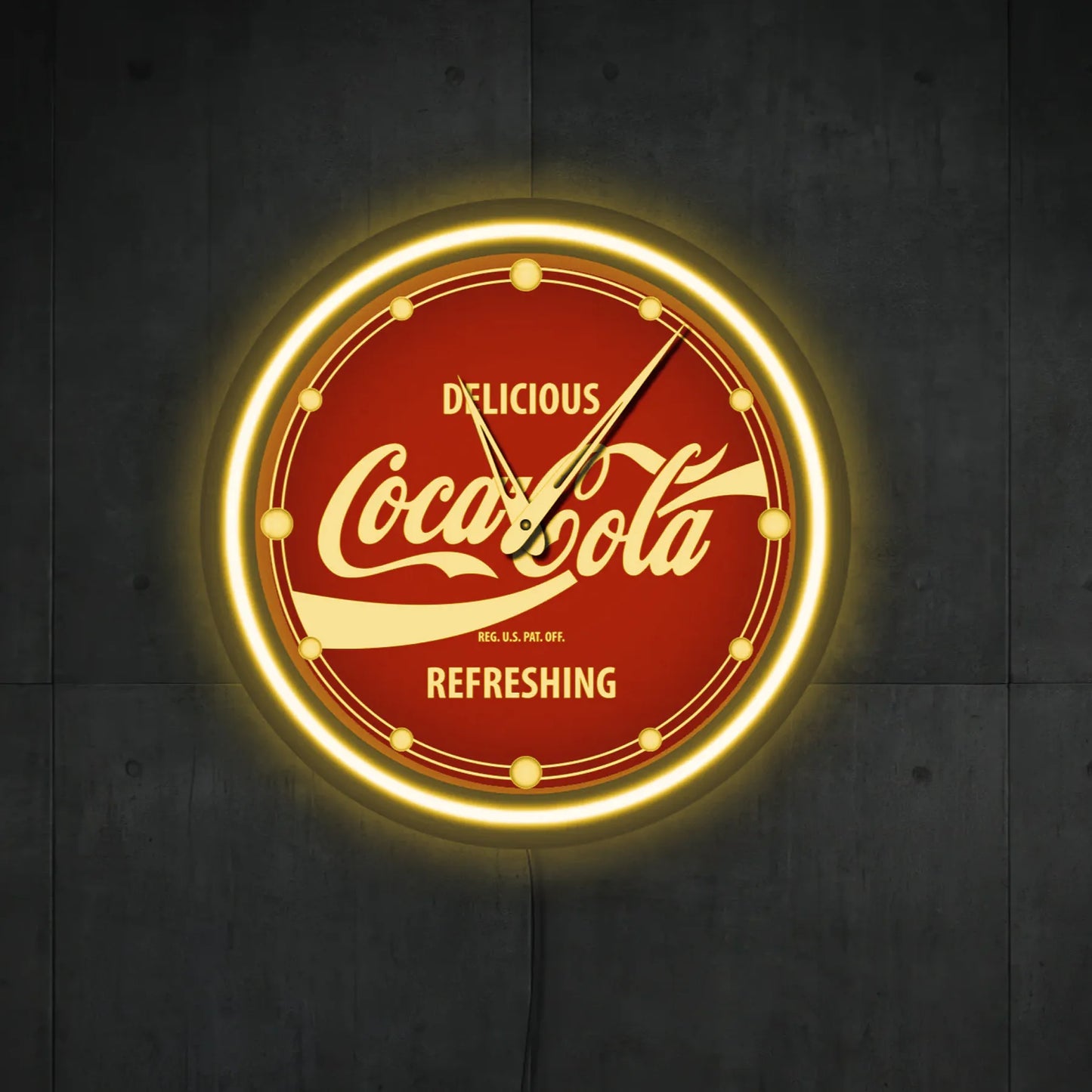 COCA COLA NEON CLOCK