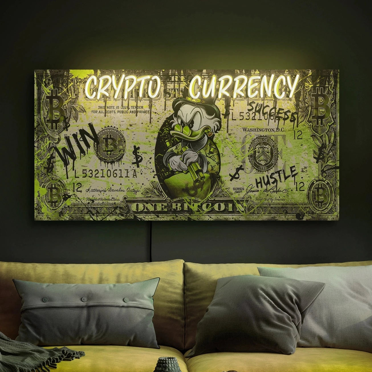 Crypto Currency Neon Sign