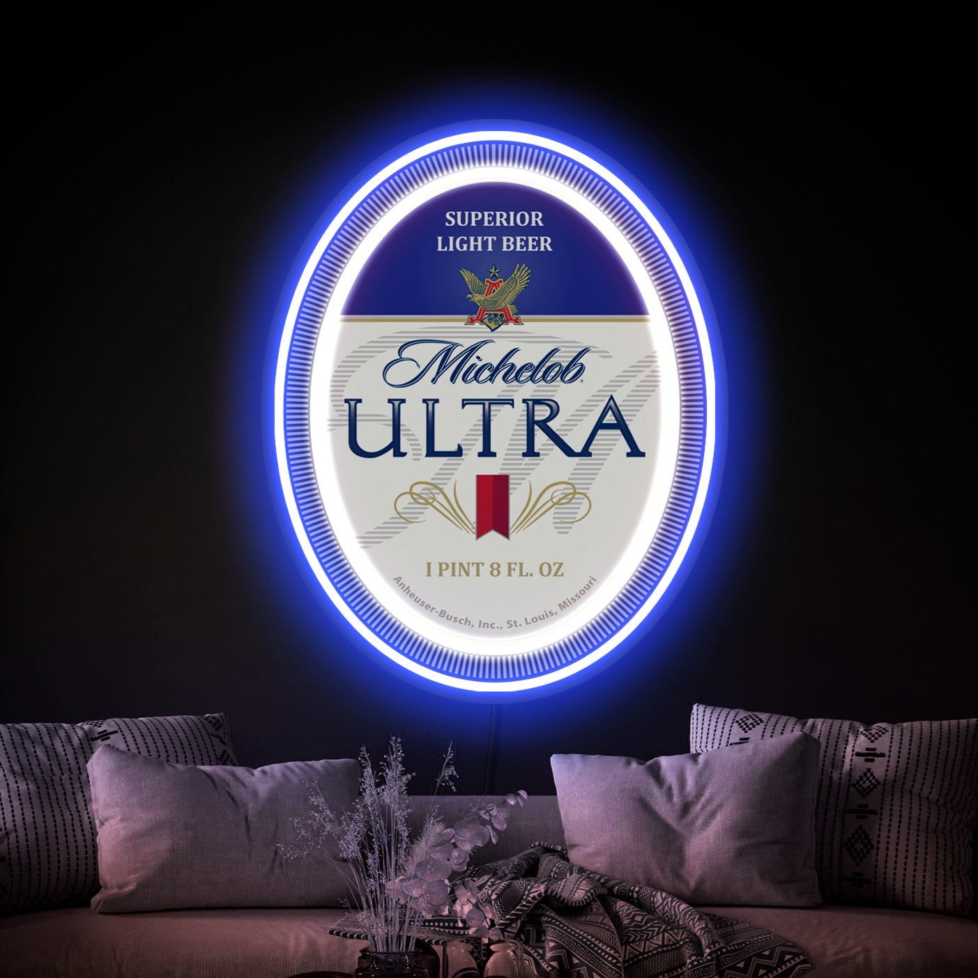 Michelob ultra neon sign