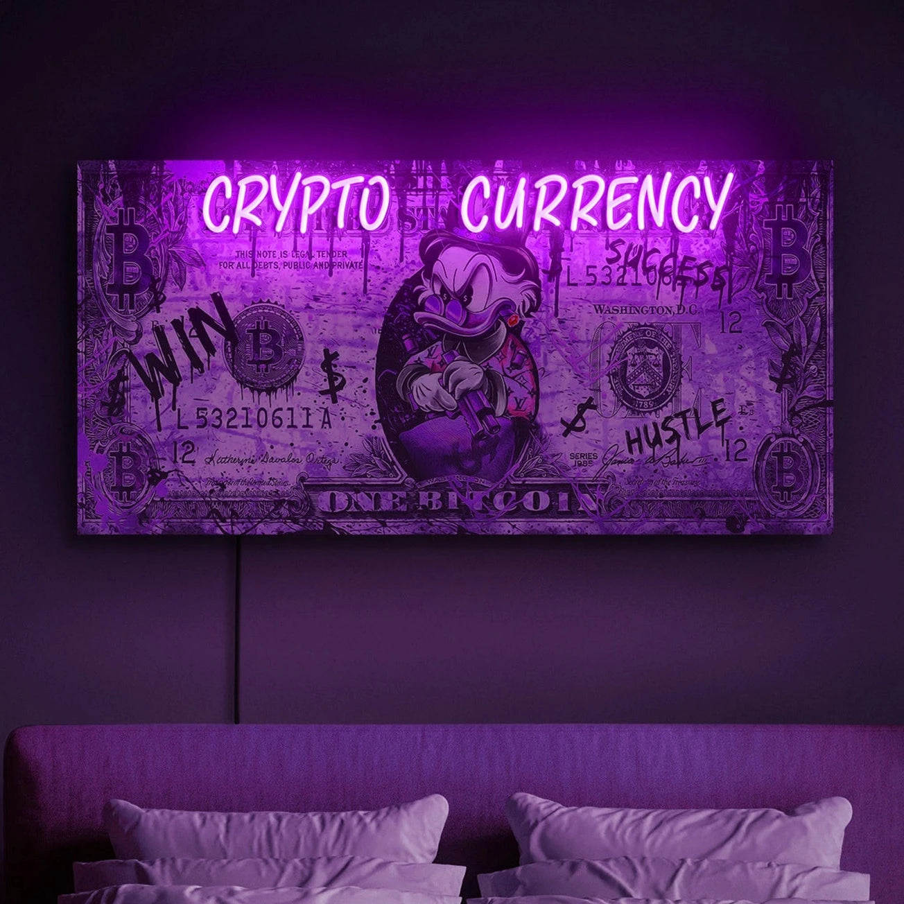 Crypto Currency Neon Sign