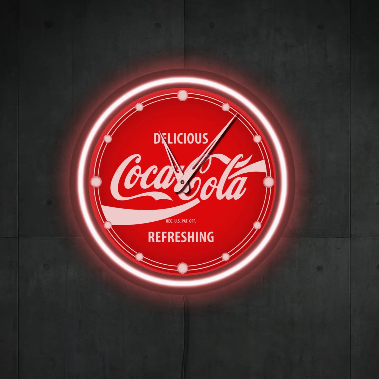 COCA COLA NEON CLOCK