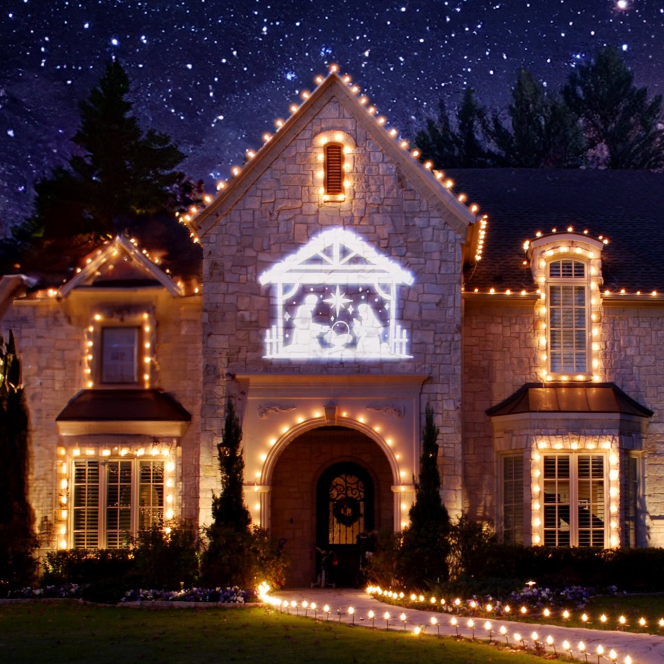 Nativity scene projector - Christmas nativity projector