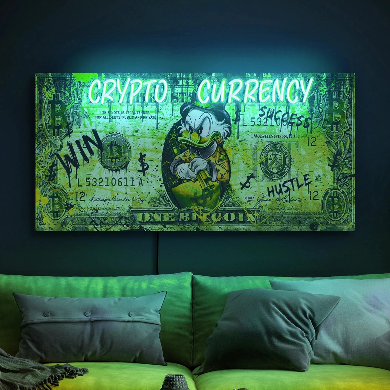 Crypto Currency Neon Sign