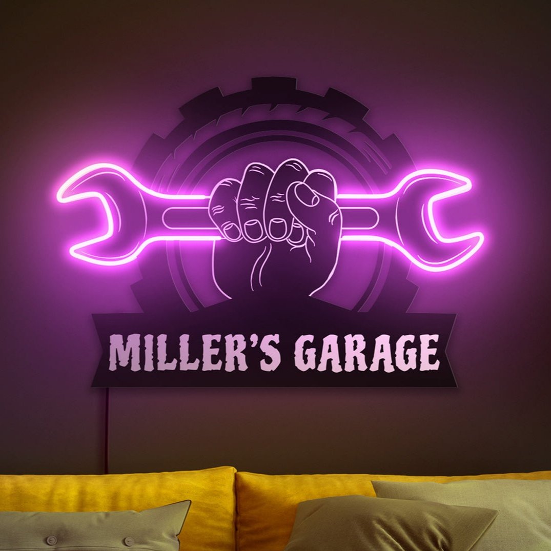 Сustom garage neon sign