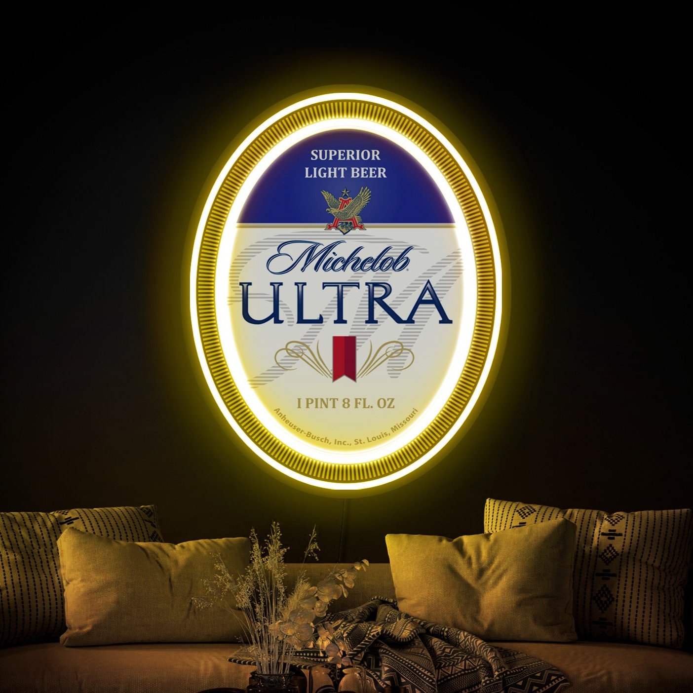 Michelob ultra neon sign