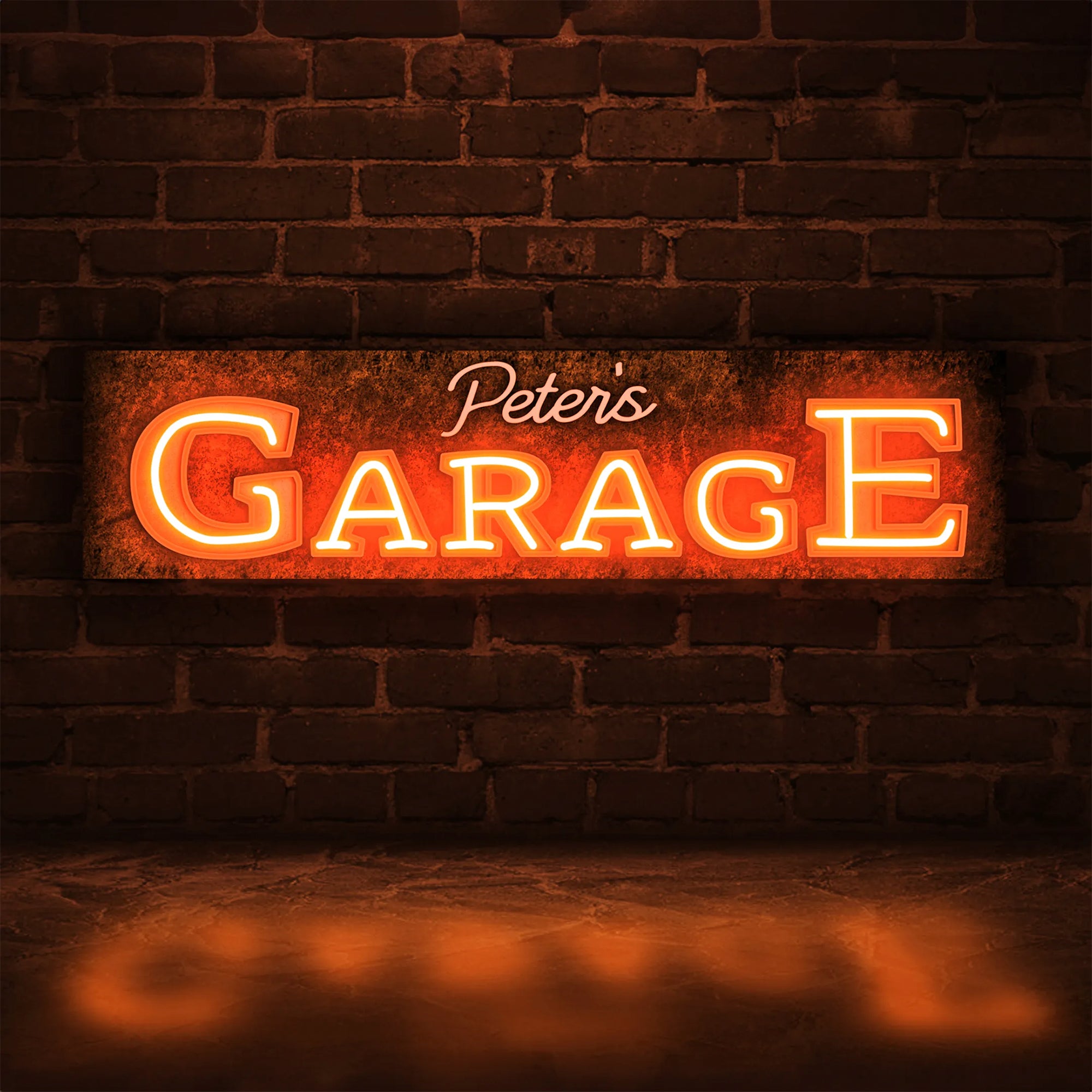 CUSTOM GARAGE NAME SIGN