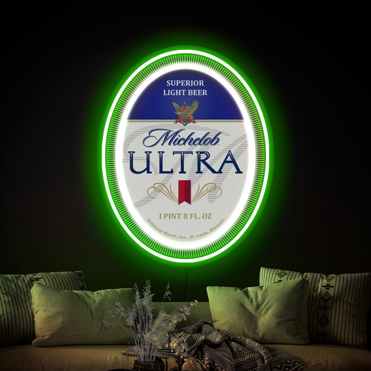 Michelob ultra neon sign