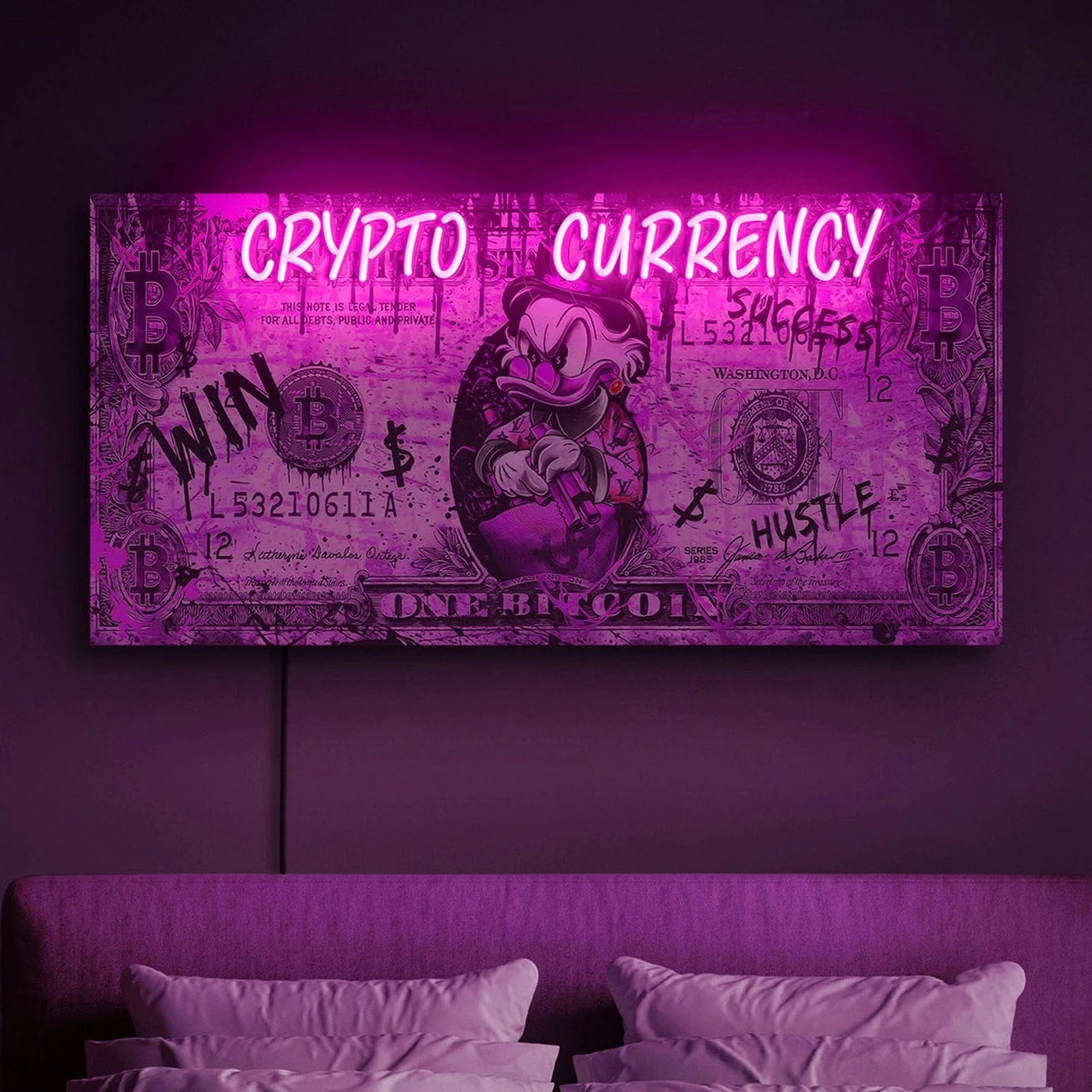 Crypto Currency Neon Sign