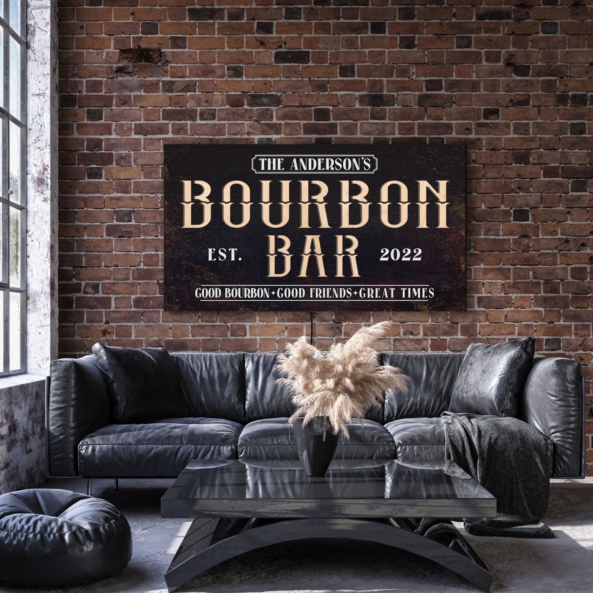 BOURBON BAR NEON SIGN