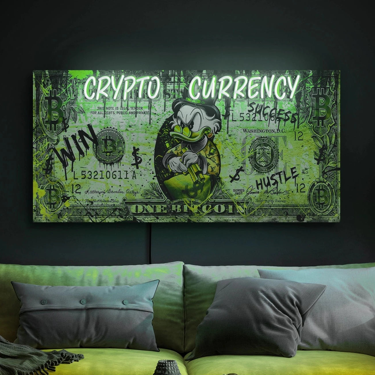 Crypto Currency Neon Sign