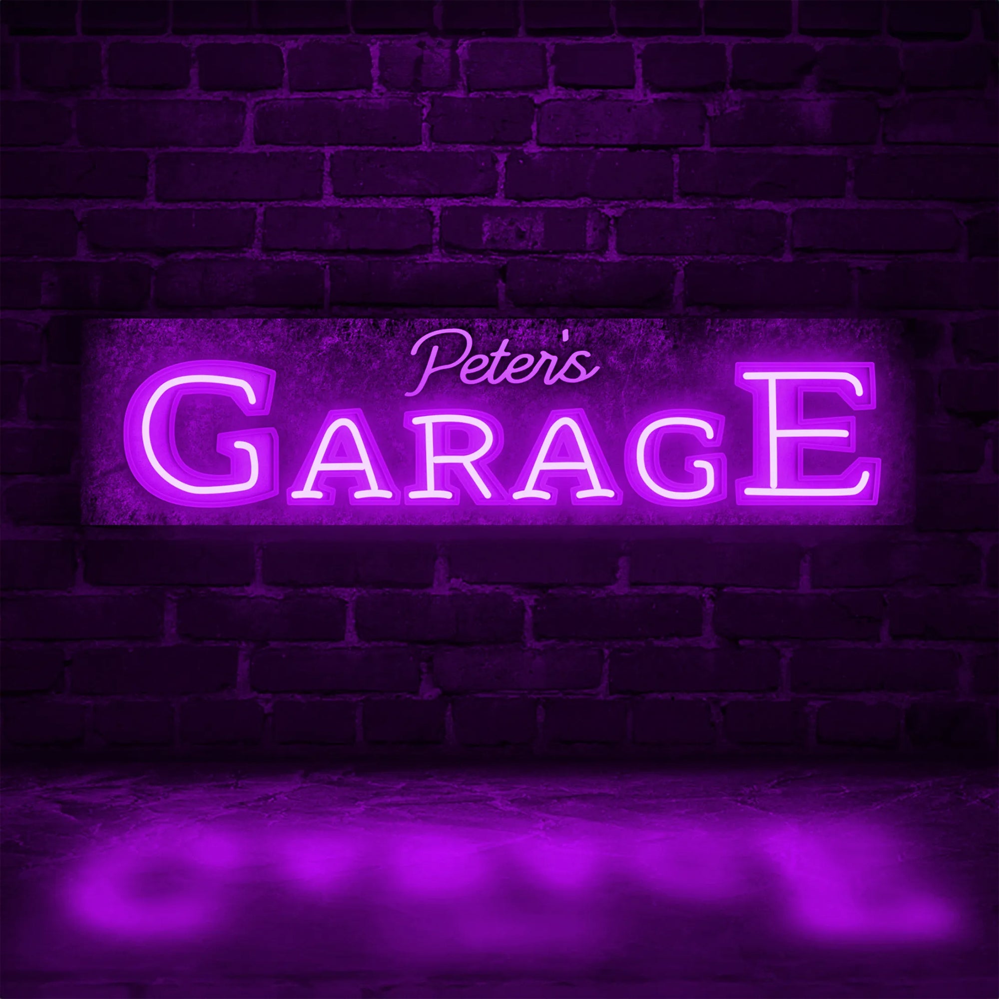 CUSTOM GARAGE NAME SIGN