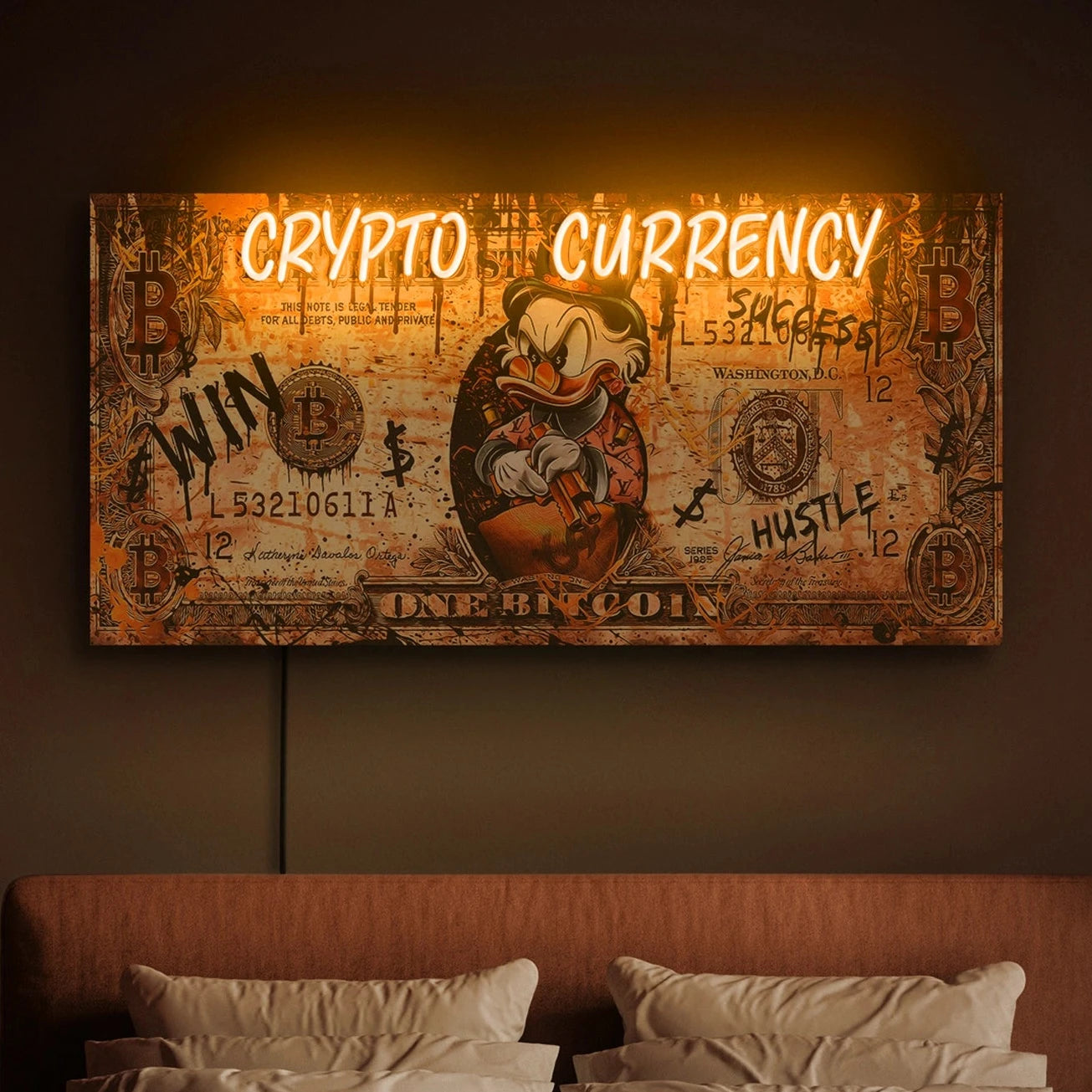 Crypto Currency Neon Sign