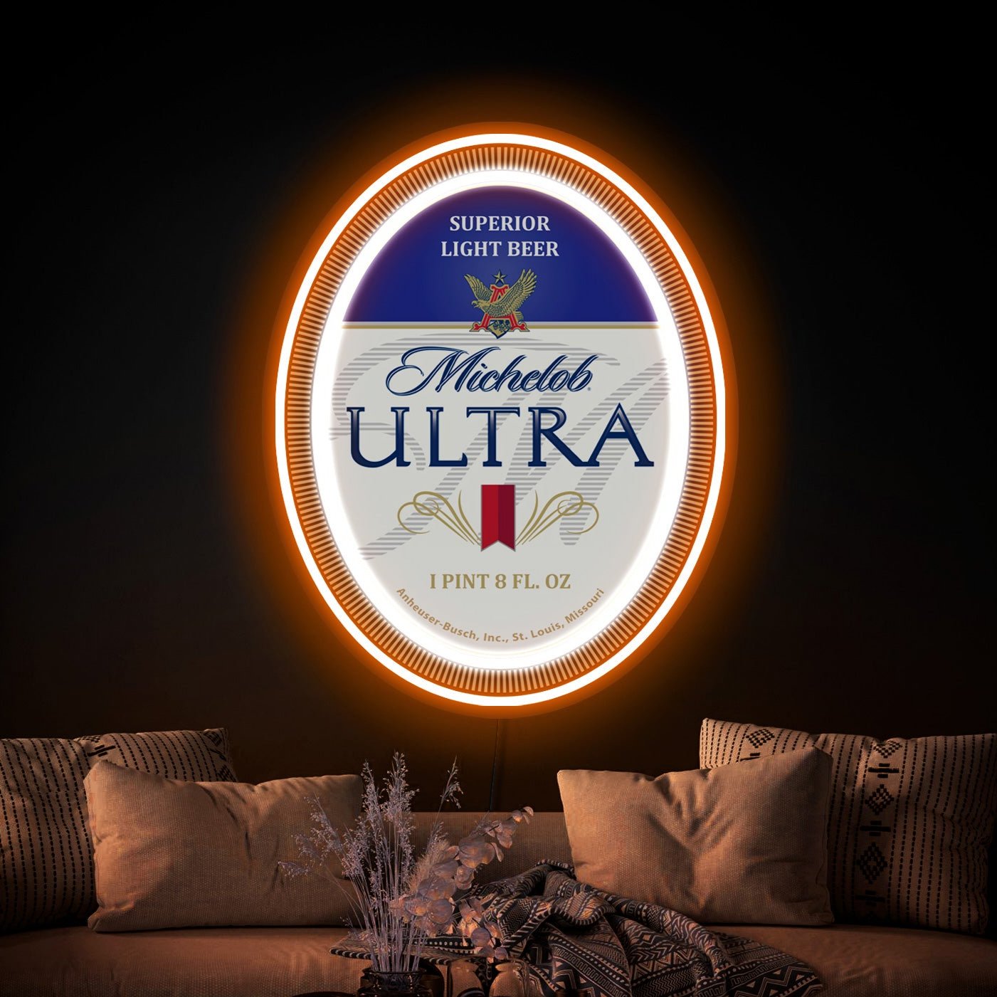 Michelob ultra neon sign