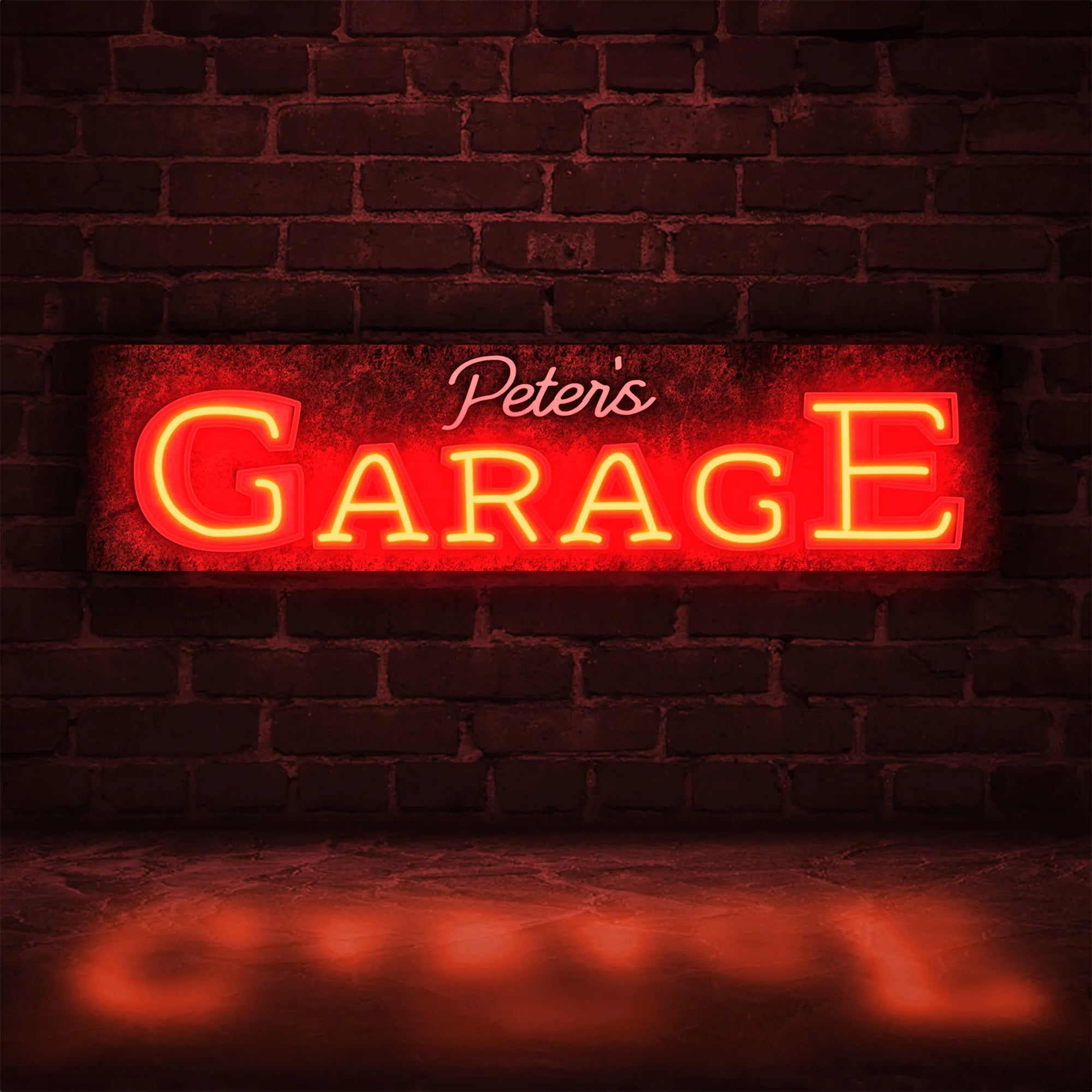 CUSTOM GARAGE NAME SIGN