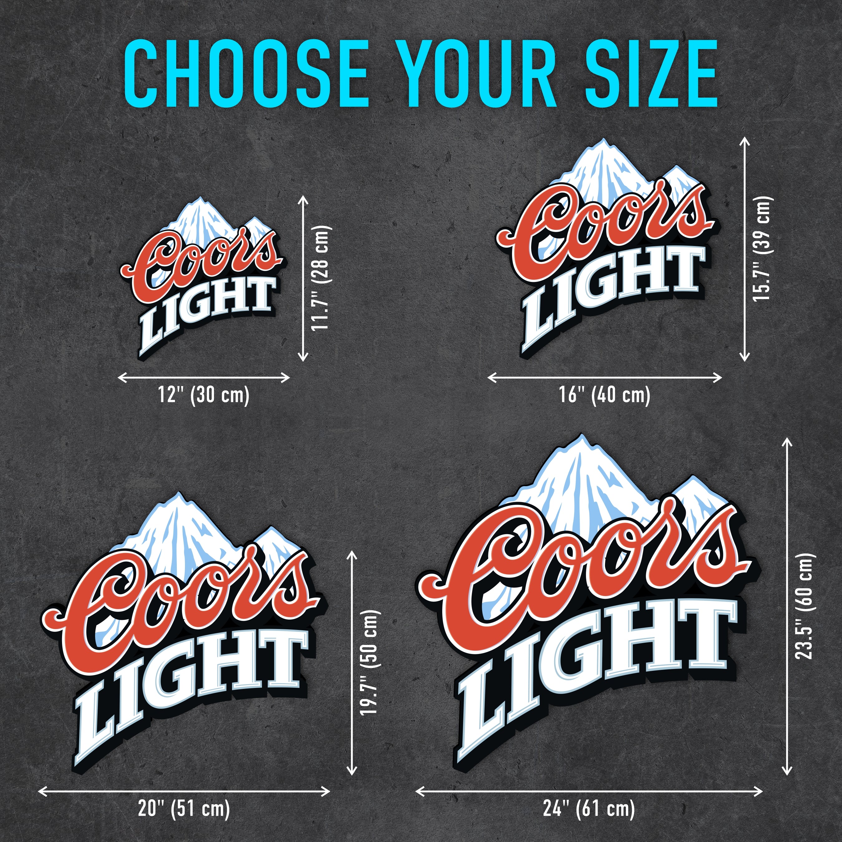 COORS LIGHT NEON SIGN