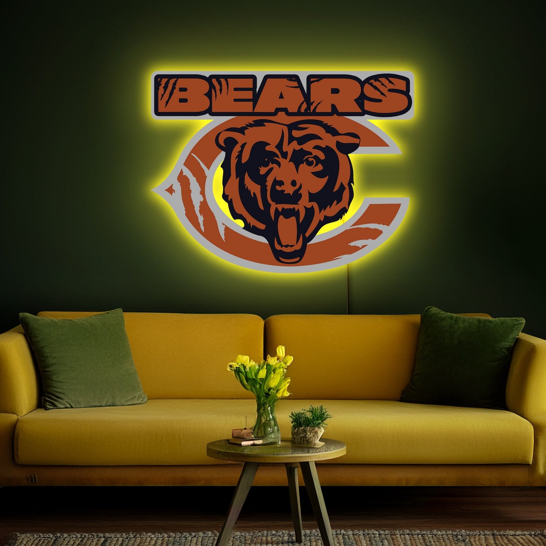 CHICAGO BEARS NEON SIGN