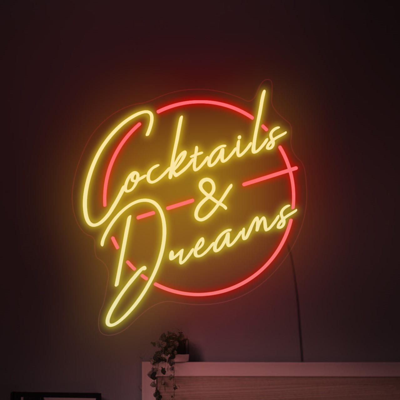 COCKTAILS & DREAMS NEON SIGN