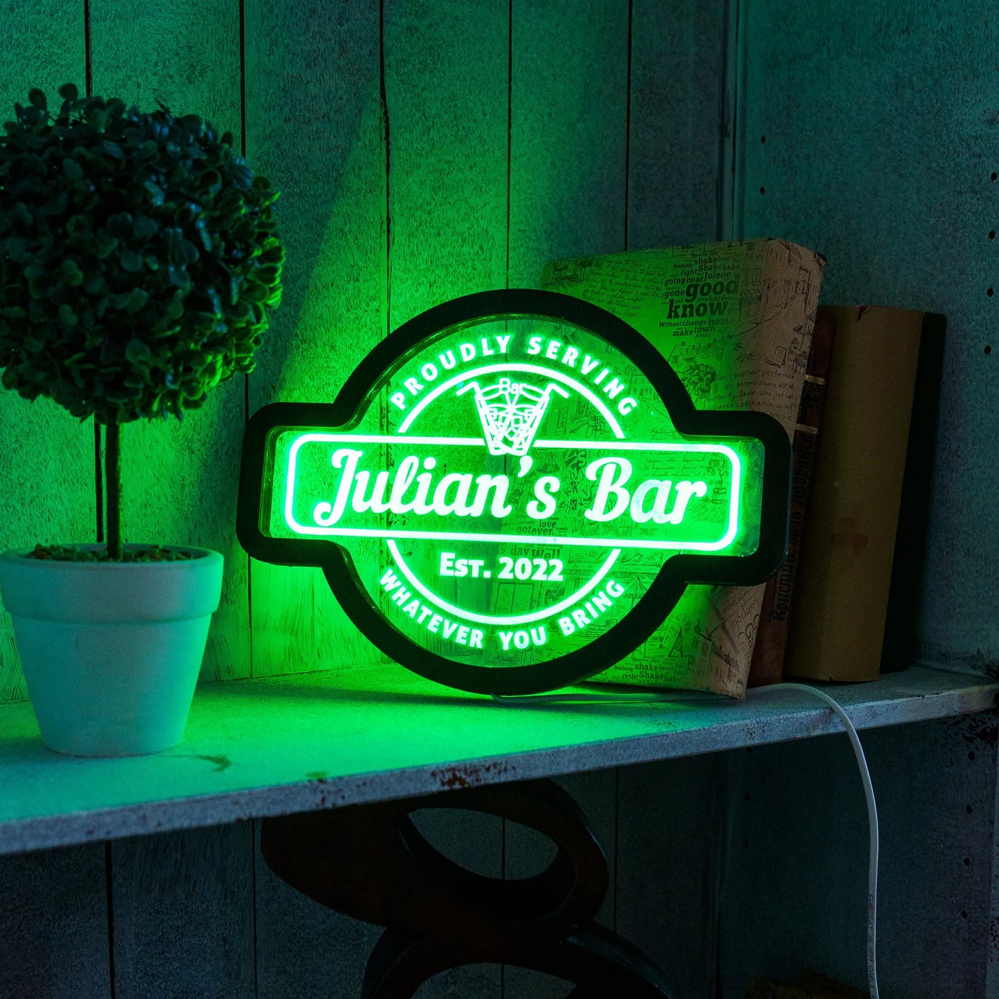 CUSTOM BAR NAME NEON SIGN