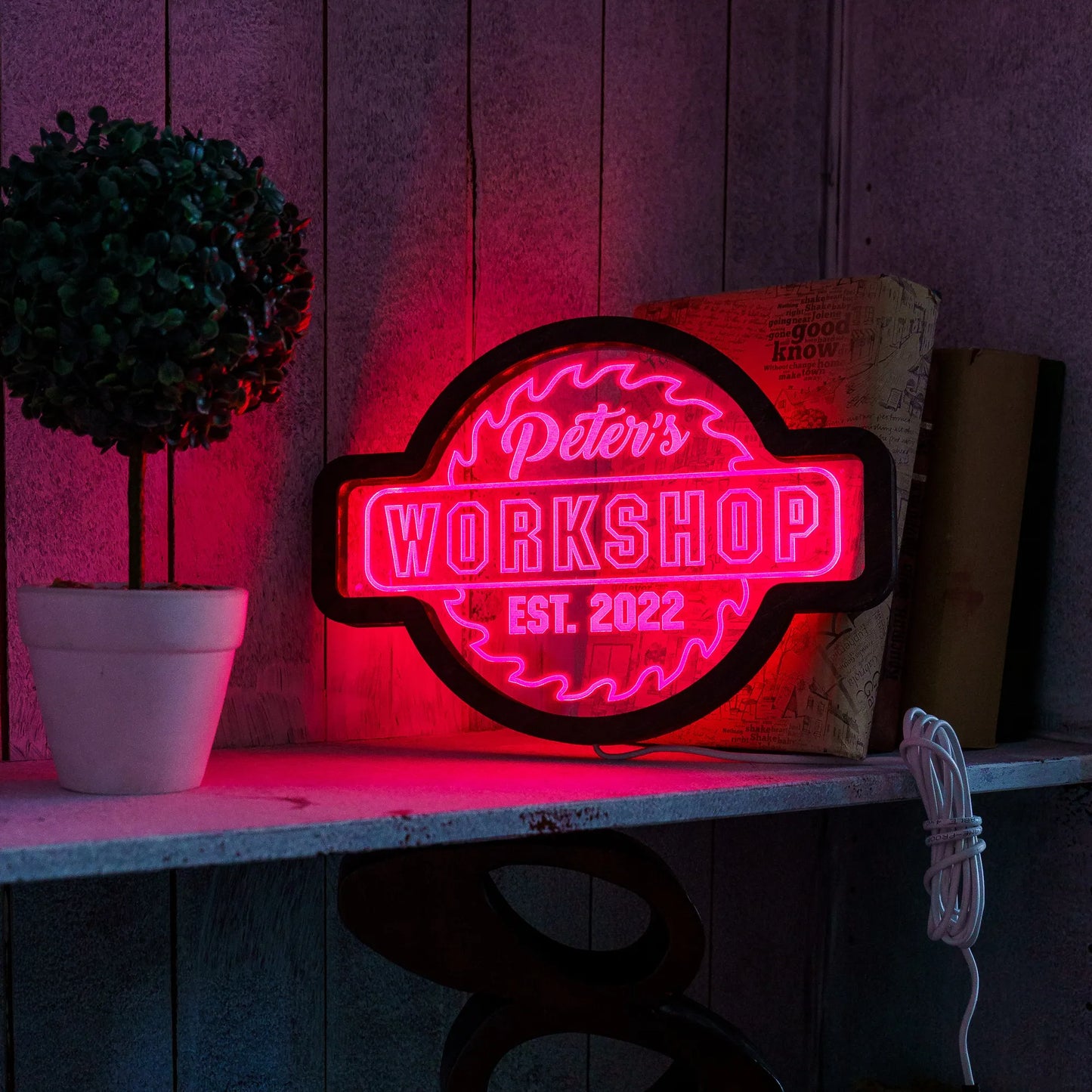 CUSTOM WORKSHOP NEON SIGN
