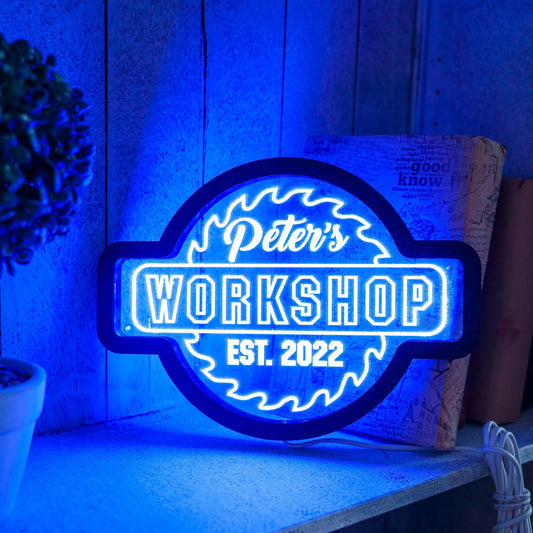 CUSTOM WORKSHOP NEON SIGN