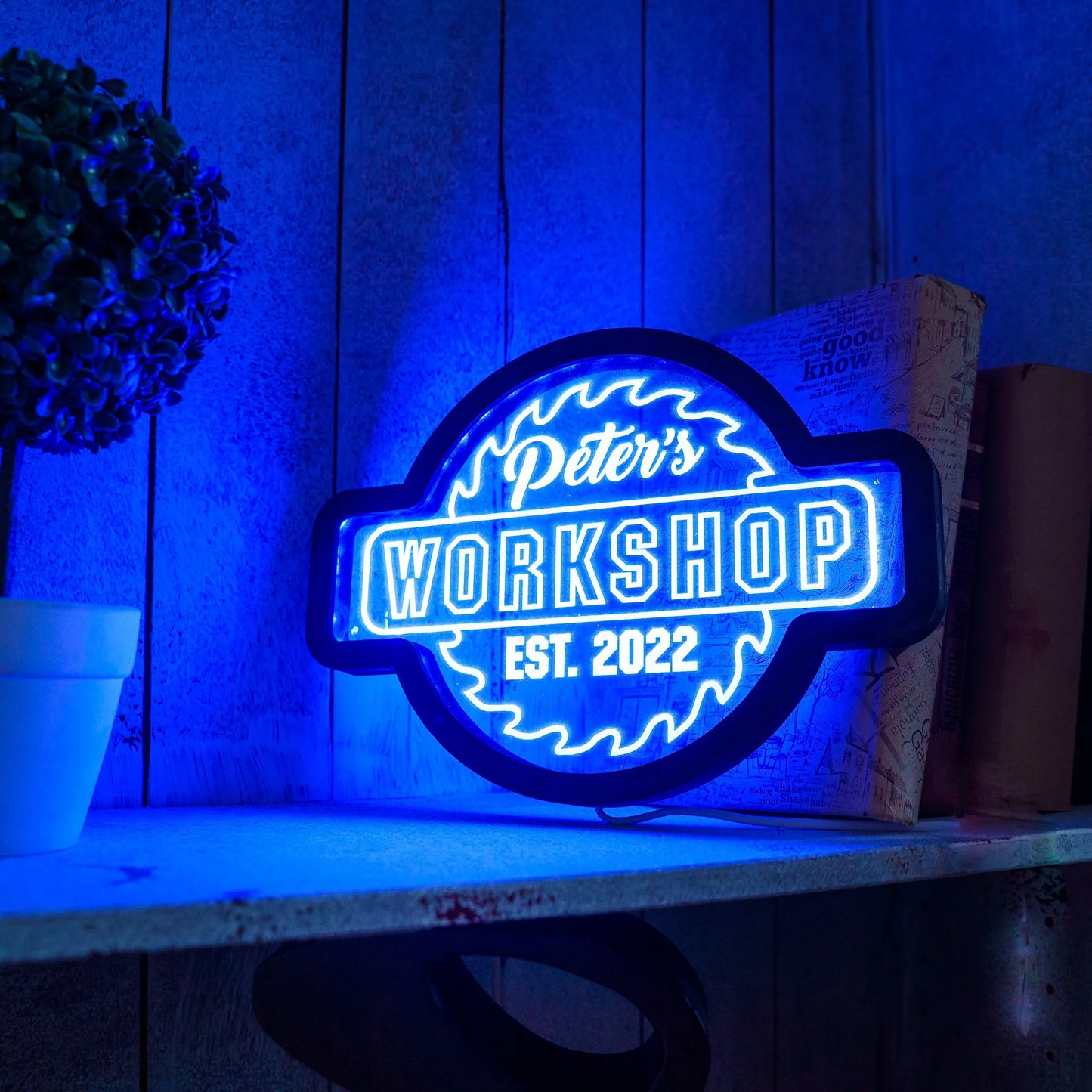 CUSTOM WORKSHOP NEON SIGN
