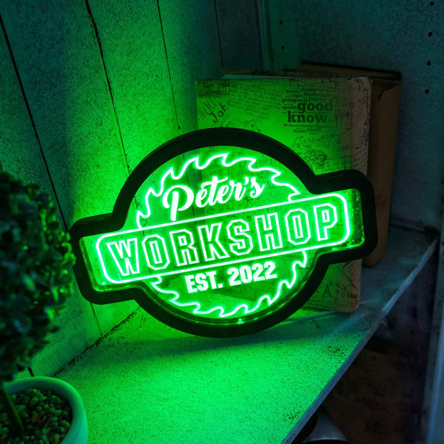 CUSTOM WORKSHOP NEON SIGN