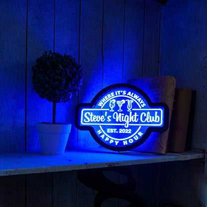 CUSTOM NIGHT CLUB NEON SIGN