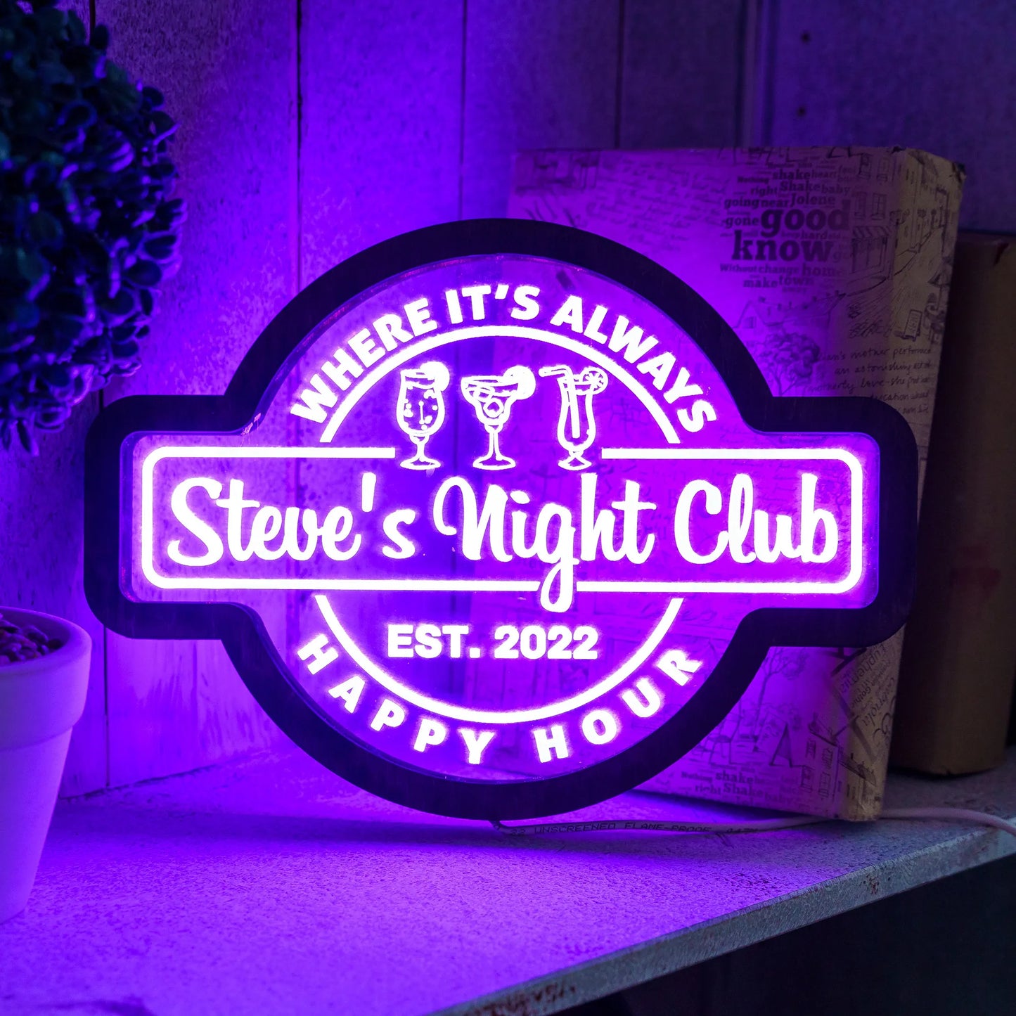 CUSTOM NIGHT CLUB NEON SIGN