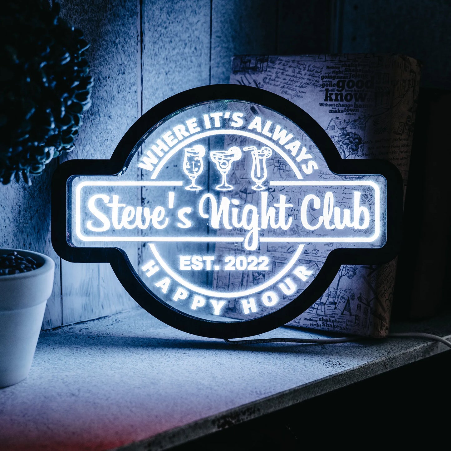 CUSTOM NIGHT CLUB NEON SIGN