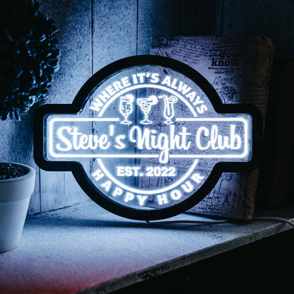 CUSTOM NIGHT CLUB NEON SIGN
