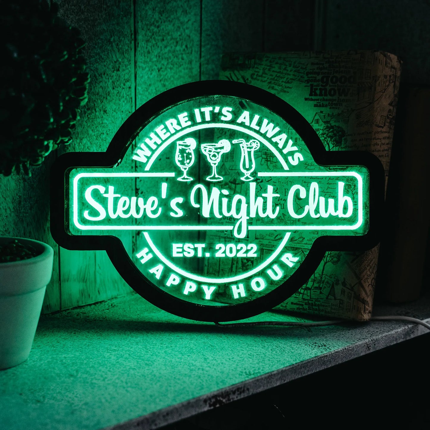 CUSTOM NIGHT CLUB NEON SIGN
