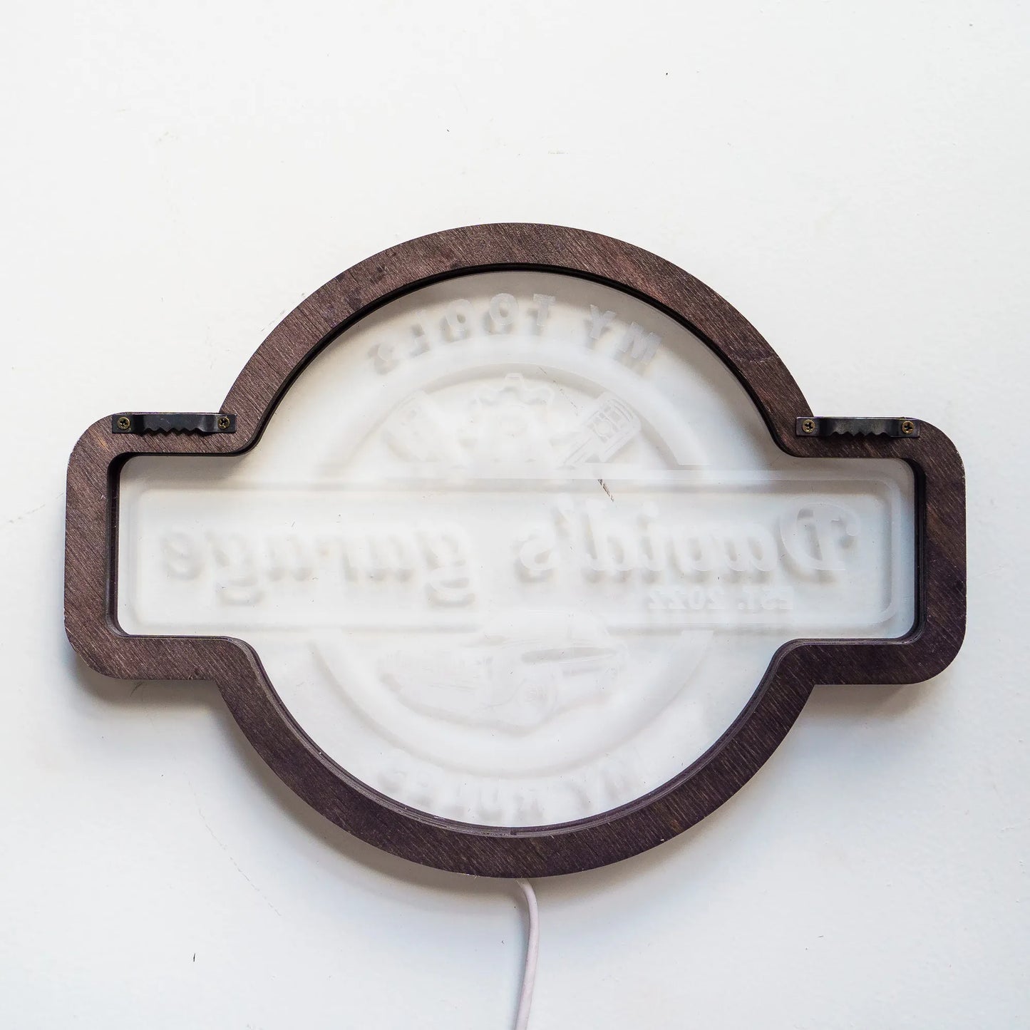 CUSTOM GARAGE NAME NEON SIGN