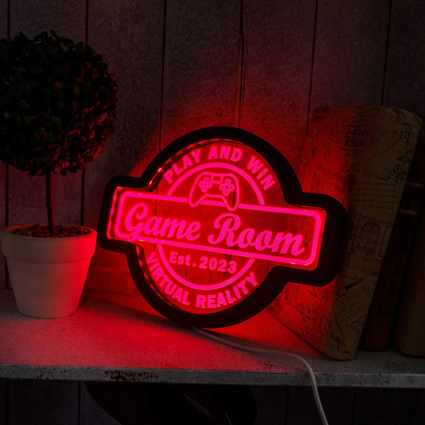 CUSTOM GAME ROOM NEON SIGN
