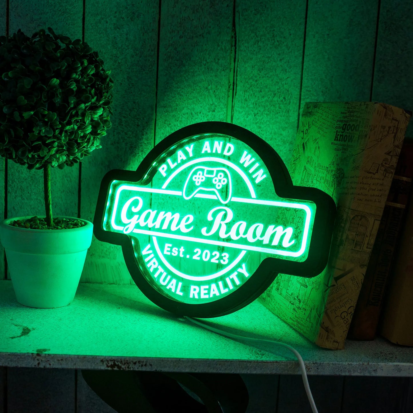 CUSTOM GAME ROOM NEON SIGN