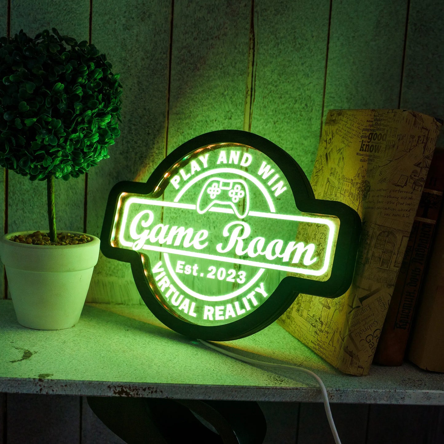 CUSTOM GAME ROOM NEON SIGN