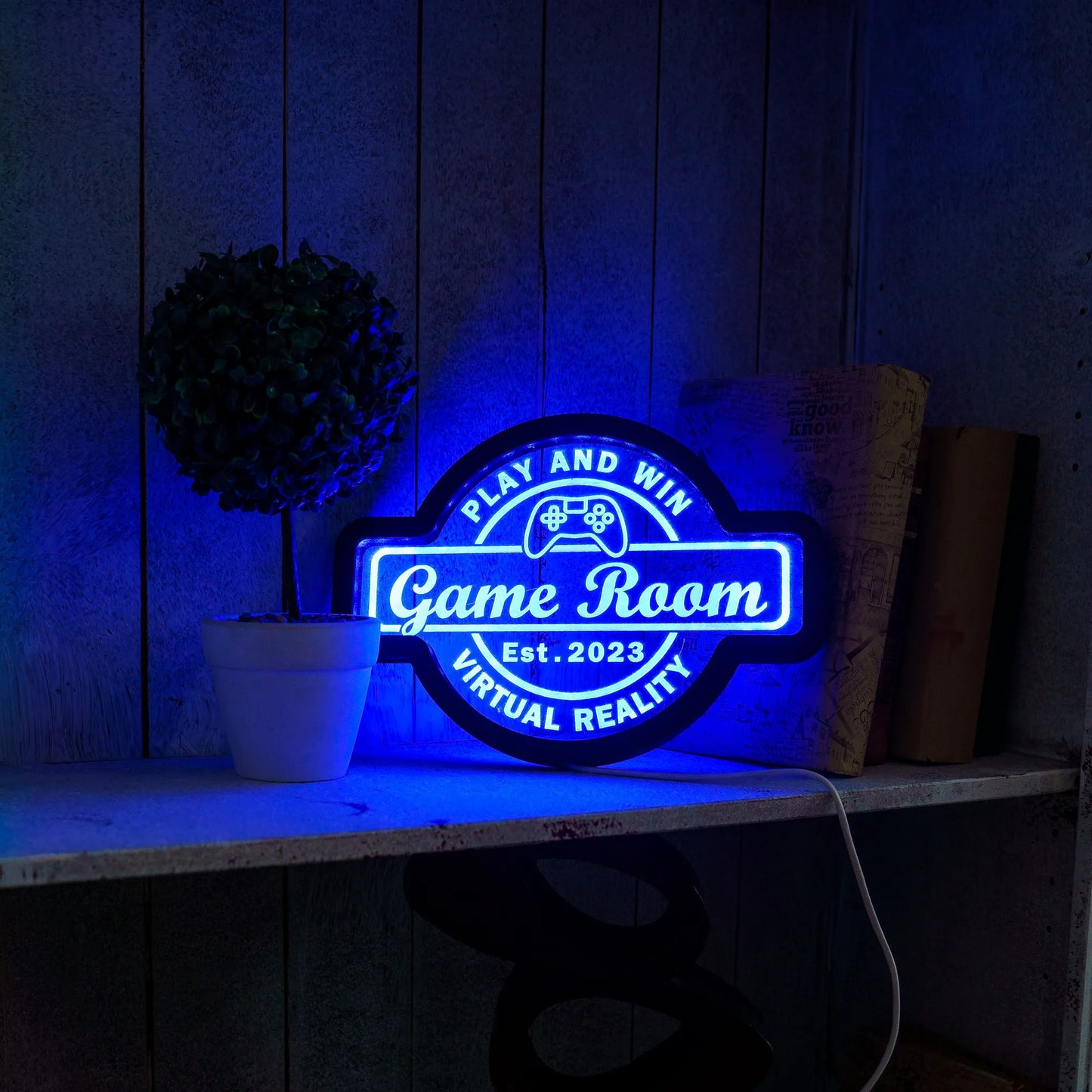 CUSTOM GAME ROOM NEON SIGN